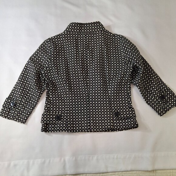 Womens MEXX Cropped Jacket Womens Sz 40 (S-M) Small Print Smart Office - Picture 5 of 16